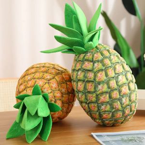 Dolls Fruit Pineapple Plush Toy Stuffed Soft Lifelike Plant Pineapple Sleeping Pillow Cushion Doll Toys For Kids Girls Home decoration