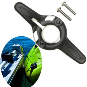 Accessories Canoe Kayak Cleat Port RIB Port Tie Up Cleat Rowing Boats Sea Fishing Holder Mount Base Rod Pole Tackle Kit Accessory