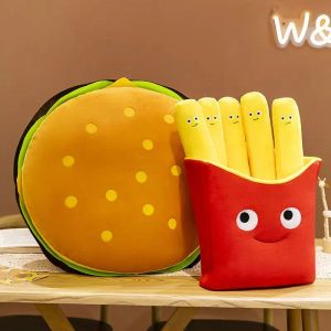 Dolls Home Schlafzimmer Kinder Hamburger Pommes Größenmarkter Außenhandel Plüsch Spielzeugpuppe Kinder Mädchen Doll Wurfkissen Geschenk