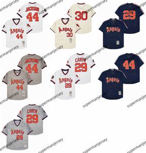 Mike Trout Tim Salmon Nolan Ryan Anaheim Throwback Baseball-Jersey Angels Vladimir Guerrero Jim Abbott Bo Jackson Jim Edmonds Reggie Jackson Wally Joyner Größe S-4xl