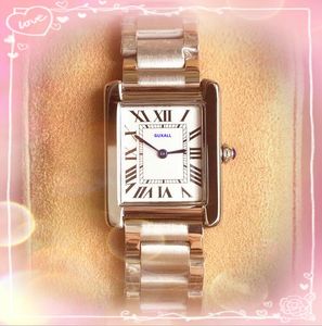 Relogio Feminino Roman Number Dial Women Watches 28mm Luxury Fashion Solid Fine Stainless Steel Quartz Movement Clock Rose Gold Silver highend Wristwatch Gifts