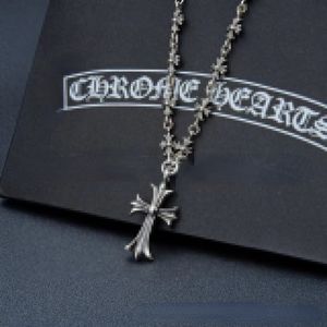 Designer Anhänger Kreuz Halskette Unisex Diamond Cross Halskette Luxusplatte Geschenk Gold Halskette Geschenk 489