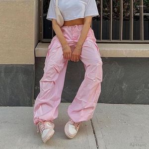 Women's Pants Tether Wide-Leg Overalls Women Plus Size Exercise Ankle-Tied Trousers Oversized Sports