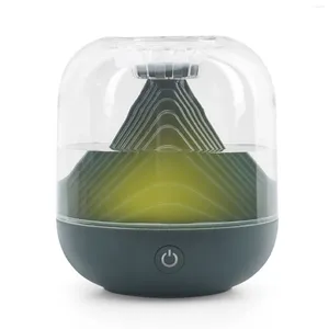 Ljushållare Vulkaniska lågor AROMAS Diffusor USB Ultrasonic Portable Air-Humidifier för sovrums vardagsrum WWO66