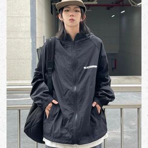 Women's Jackets Deeptown Gorpcore Jacket Women Windbreakers Oversized Korean Streetwear College Female Japanese Style Sunscreen Coat