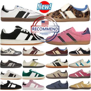 High quality Maroon Handball Spezial Black Clear Pink Running Outdoor Originals Mesa Gum Aluminium Blackgum Brown Men Women Casual Shoes with box