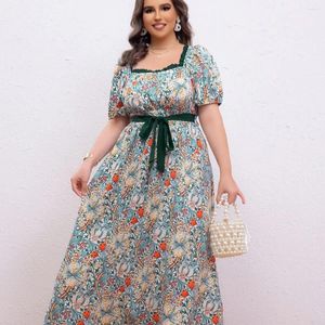 Vestidos de tamanho grande feminino 2024 Bloco de cor de temperatura Menina de festa feminina grande noite