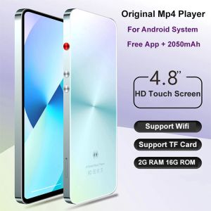 Player Multiple Language Mp3 Music Player Högtalare för Android Google Play Touch Screen WiFi 16GB MP4 Video Player FM Radio Recorder