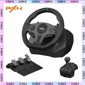 Wheels PXN V9 Game Racing Wheel Gaming Racing Wheel Simracing för PS4/PS3/Xbox One/PC Windows/Nintendo Switch/Xbox Series S/X 270 °/900 °