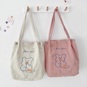 Bag Fashion Bear Pattern Crossbody Bags Small Cute Cartoon Summer Lady Shoulder Handbags Totes Female Simple Top-handle