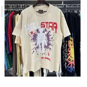 Hellstar Shirt Graphic Tee Hip Hop Sommer Mode Tees Damen Hellstar Tee Designer Tops Cotton T -Shirts Polos Kurzarm High QualityHellstar Kleidung 5119