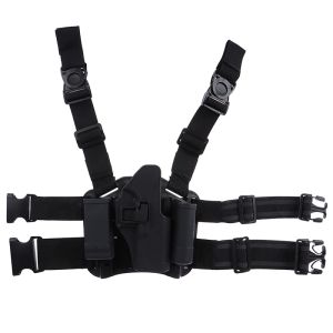 Holsters Military Holster Tactical Glcok Höger bälte Gun Holster Drop Leg Paddel Belt Leg Hand Holster