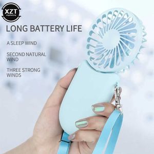 Altri elettrodomestici l'ultimo collo sospeso pieghevole a ventola elettrica portatile portatile per studente creativo Dormitory Sports USB Outdoor Mini Fan J240423