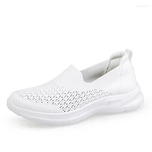 Casual Shoes Women's Flat Sports Comfortable Soft Sole Mesh Surface Breathable 2024 Walking