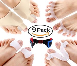 Bunion Düzeltici Koruyucu Kılıfları KIT AYAK TEDAVİSİ BÜYÜK DEĞİŞTİRDE KURULU ARIZI HALLUX Valgus Çekiç Ayırıcı Araplar7375624