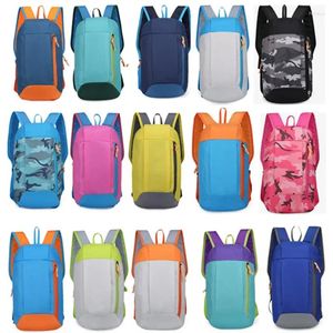 バックパックアウトドアスポーツライトウェイト防水トラベルハイキングバッグジッパー調整可能ベルトキャンプナップス学生学校バッグ