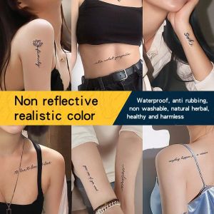 Tattoos Tattoo Sticker Disposable Herbal Juice Semi Permanent Waterproof Collabone Tattoo Sticker 30 Painless Safe Tattoo Patterns Sexy