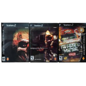 Deals PS2 Twisted Metal Series With Manual Copy Disc Game Unlock Console Station 2 Retro Optical Driver Retro Video Game Machine Parts