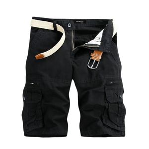 Summer Shorts Men Boardshorts Pocket Beach Outdoors Cargo Pant Color Trouser Basic Sports Short Pants Manlig last Shorts Outwear 240416