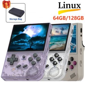 Spelare Anbernic Video Game RG35XX Mini Retro Handheld Game Console Linux OS System 3.5Im IPS Screen Portable Games Player Player