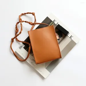 Axelväskor äkta läderväska designer obag mobiltelefonhållare kvinnors handväskor liten korskroppskvalitet