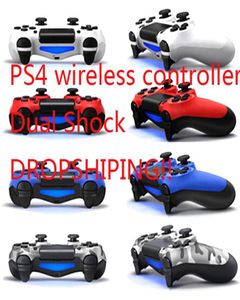 PS4の新しい色ワイヤレスBluetoothコントローラー振動Joystick GamePadゲームコントローラーSony Play Station for Box Dropshi7490707