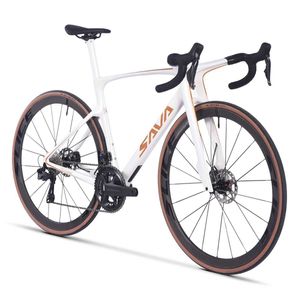 Cyklar 2023 Road Bike Carbon Racing Bike Extreme Aerodynamic Carbon Fiber Road Bike With Shimano R7170/ R8170 DI2 24 Hastigheter Gruppuppsättningar Y240423