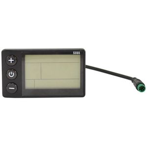 Zubehör S866 Elektromotter Bike LCD Display Ebike Electric Scooter Display Messgerät mit wasserdichtem Stecker