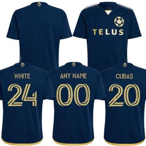 2024 2025 Vancouver Soccer Jerseys Whitecaps Home Away Men Kids Full Kits Fans Fans Player Version 24 25 Football Shirt Thailand Quality