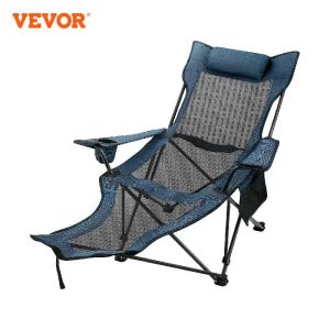 Accessoires VOROR Outdoor Klappcamp Stuhl Rückenlehne mit Fußstütze tragbarer Bettschuhstuhl für Camping Angel Foldable Beach Lounge Stuhl