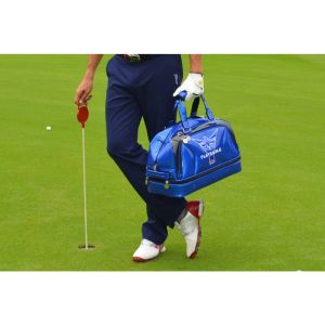 Borse Playeagle Waterpoof PU BASSO DELLA GUOLF GUOLF PER UOMINI BASSO DI BOSTON di grande capacità Golf Bags da viaggio con tasca per scarpe