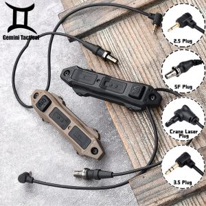 Lights Tactical Remote Pressure Switch Dual Function Control SF/2.5 Plug For M300 M600 Fit MLOK Keymod Picatinny Rail Airsoft Hunting