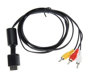 500pcs lots 18m Audio Video To 5 RCA AV Cable for PS3PS2 AV Component TV Video Cable8846509