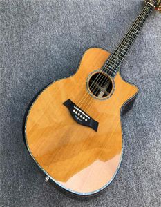 41 inç Katı Sedir Üst PS14 Akustik Gitarabalon Kakılış Abanoz Kara Kıçkopları Arka ve Dides PS14CE GUITAR6411535