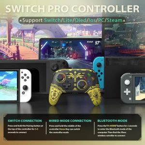 GamePads Switch Controller Bluetooth Wireless GamePad PS 4/PS 3 Kontroll Android Mobile Joystick PC Gaming JoyPad Video Game Accessories