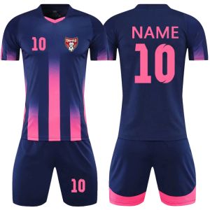 Futbol Özel Futbol Formaları 22/23 Futbol Jersey Yetişkin ve Çocuk Boy Futbol Üniforma Formaları Seti Takım Kısa Camisa De Time Futebol