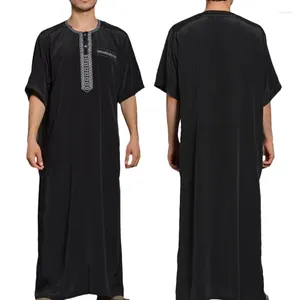 Этническая одежда мужчина Jubba Long Dress Fashion Dubai Howns Рубашка для вечерней вечеринки