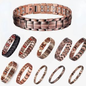 Bracelets Copper Bracelets for Women&Men Therapy Health Magnetic Healing Bracelet Bio Energy Arthritis Pain Valentine's Day Gifts