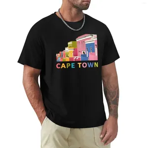 Erkek Polos Bo-Kaap Cape Town T-Shirt Vintage Blacks artı Boyutlar Düz Siyah Tişörtler Erkekler