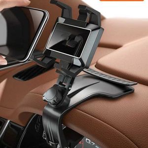 Cell Phone Mounts Holders Upgraded 1200 rotary instrument panel adjustable spring clip phone holder for Spida stand on iPhone 12 11 Y240423