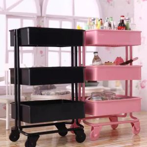 Racks Mini Floor Storage Rack mit RAD -Bücherregal -Aufbewahrungsdisplay Rack Dollhouse Miniaturmöbelregal Utility Cart Cart Szene Modell