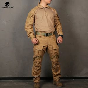 Conjuntos/ternos táticos Emerson BDU G3 Camisas de combate Emersongo para o estilo de batalha do estilo CP Tops Assault Uniform Body Armour Aparel CB