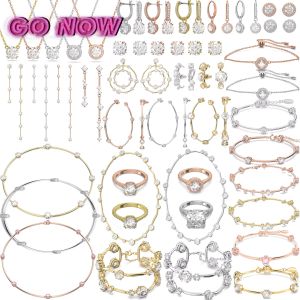 Fios 2024 Original New Constella Collection Jóia de jóias de moda Boutique lisa Eletroplatou Bracelet Brincheled Ring Set