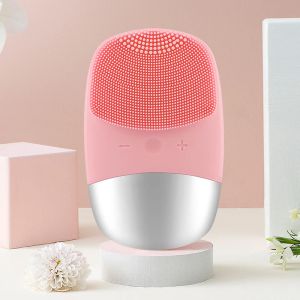 Scrubbers Electric Face Cleansing Brush Facial Cleanser Sonic Facial Cleansing Brush Scrubber Skin Massager
