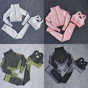 女性トラックスーツブラジャースーツファイスヨガセットスポーツレギンスジムランニングワークアウト衣料品トラックスーツX Y200904