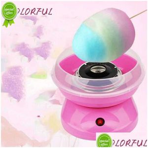 Baking Pastry Tools Electric Diy Sweet Cotton Candy Maker Portable Sugar Floss Hine Girl Boy Gift Childrens Day Marshmallow Drop D Dhnx7