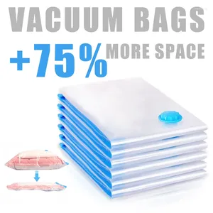 Storage Bags Vacuum Bag Home Organizer Convenient Transparent Clothes Compressed Travel Saving Space Packet