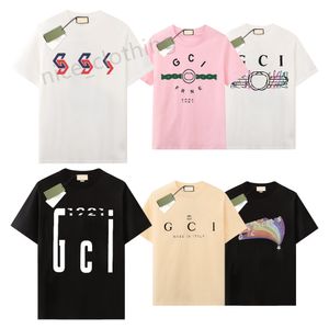 Mens Designers T Shirt Luxury Brand Man Womens t shirts With Letters Print Short Sleeves Summer round neck sweat absorbing Shirts Men Loose Tees Size XS-XL
