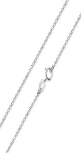 Classica catena di base 100 100 925 collana di chiusura a aragosta in argento in argento sterling adatto alle donne a sospensione uomini preziosi gioielli YMN0422493219