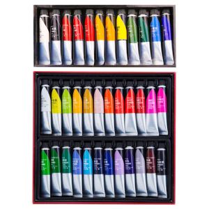 Controllo 12/24 Colori Vernice acrilica professionale 20 ml Drawing dipinto dipinto di pigmento per artisti Smart Kids Student Outdoor Craft